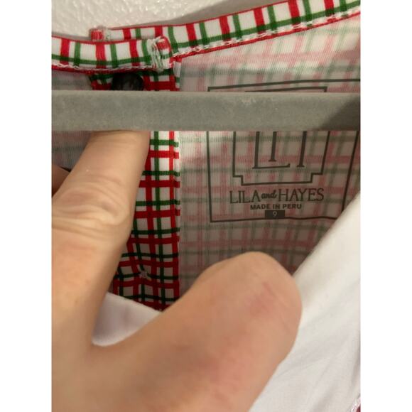 Lila + Hayes Emersyn Dress - Holiday Plaid NWT size 9 - Picture 2 of 5